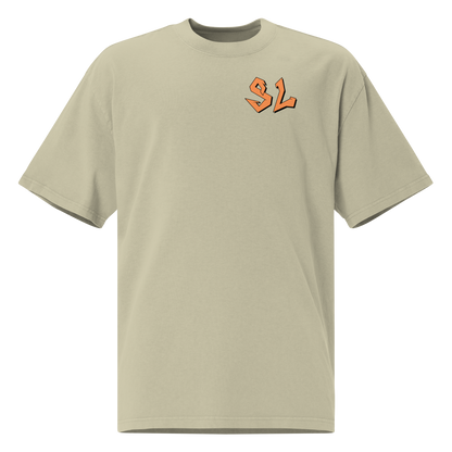 Camiseta Oversized Épica ORANGE-LOGO | STAYLACRA Anime Collection 1