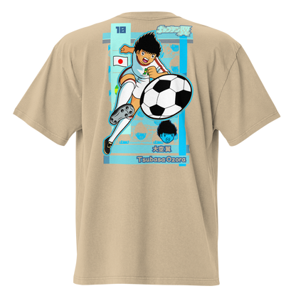 Camiseta Oversized Épica BLUE-LOGO | STAYLACRA Anime Collection 1