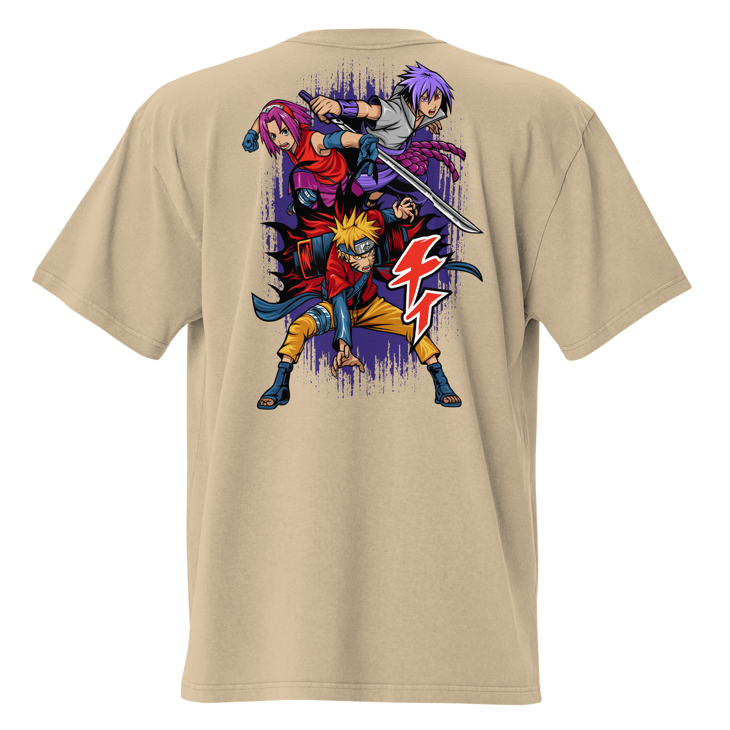 Camiseta Oversized Épica PURPLE-LOGO | STAYLACRA Anime Collection 1