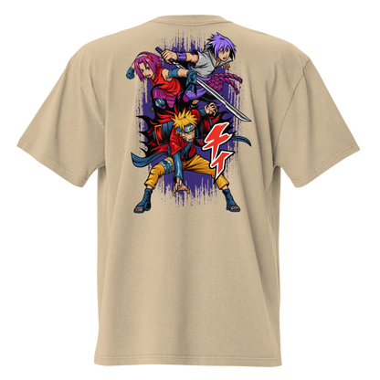 Camiseta Oversized Épica PURPLE-LOGO | STAYLACRA Anime Collection 1