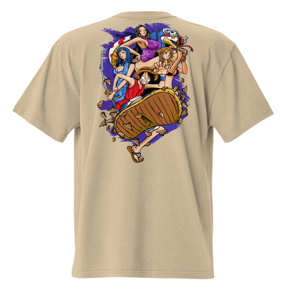 Camiseta Oversized Épica PURPLE-LOGO | STAYLACRA Anime Collection 1