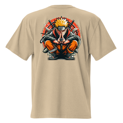 Camiseta Oversized Épica ORANGE-LOGO | STAYLACRA Anime Collection 1