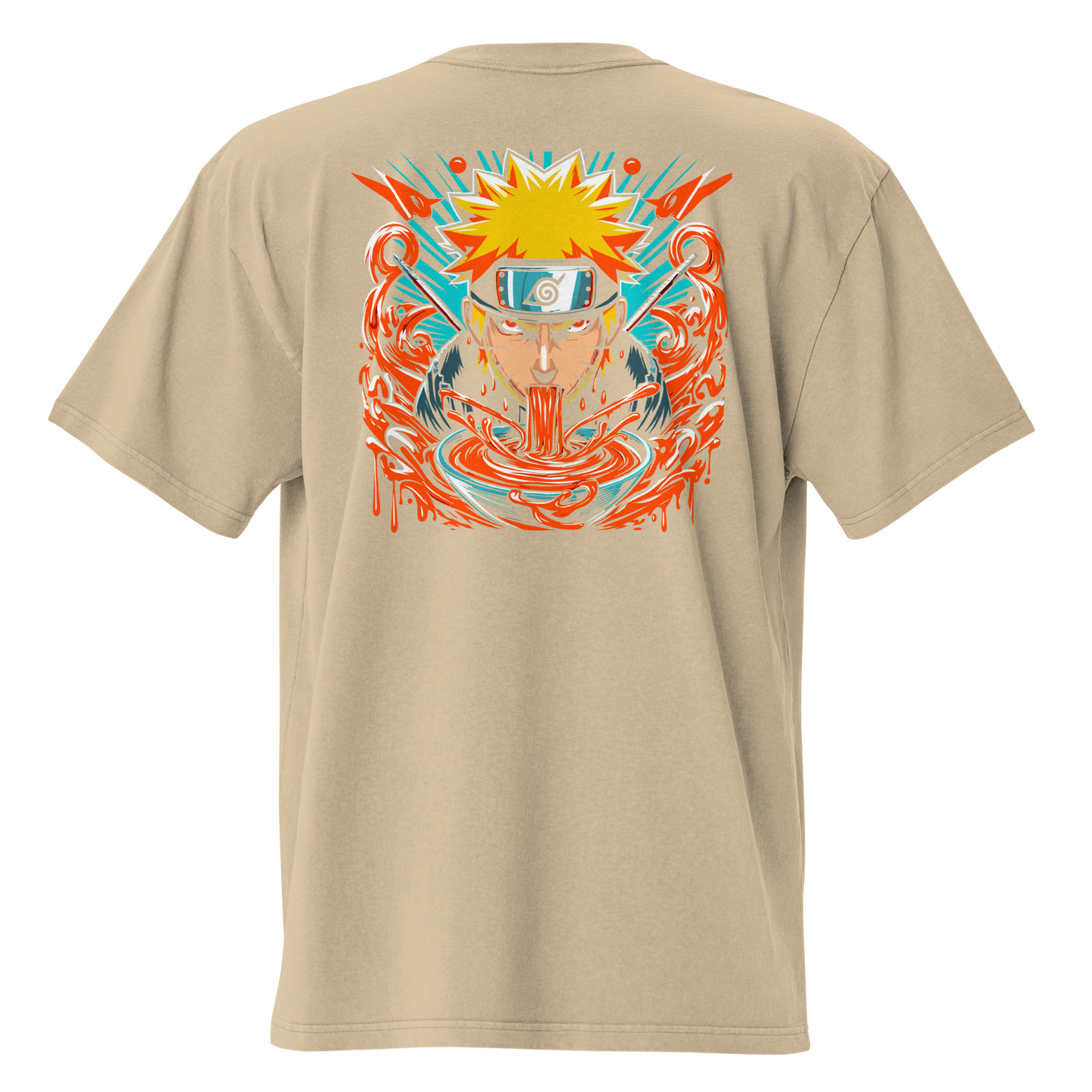 Camiseta Oversized Épica ORANGE-LOGO | STAYLACRA Anime Collection 1