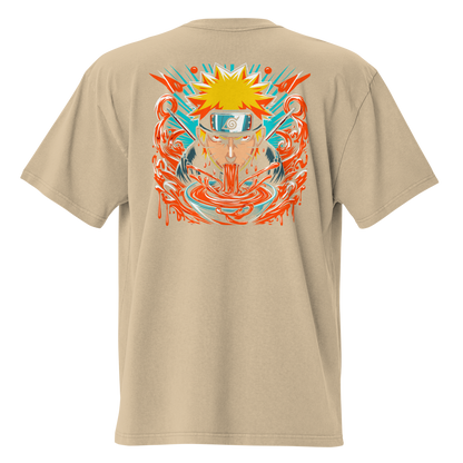 Camiseta Oversized Épica ORANGE-LOGO | STAYLACRA Anime Collection 1