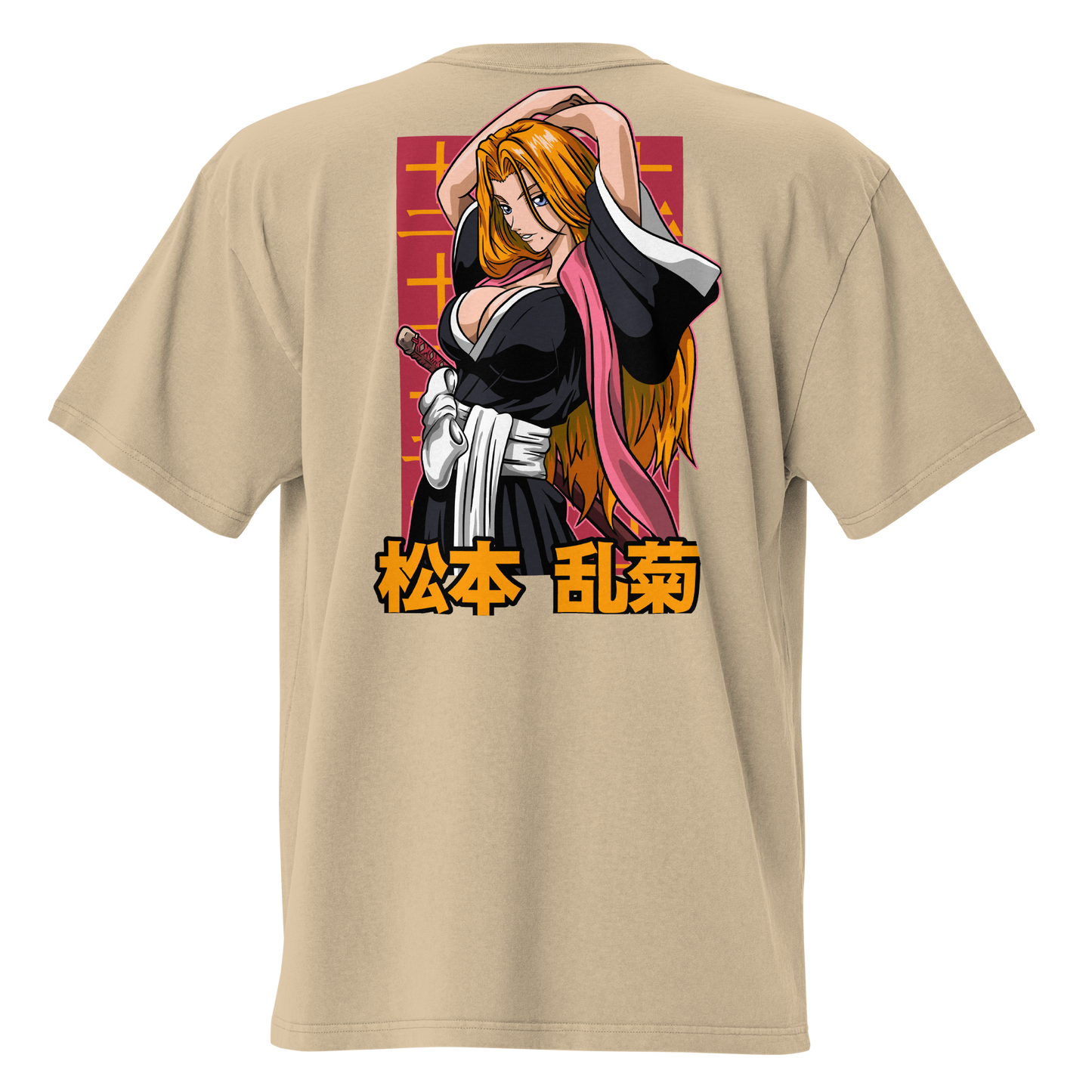 Camiseta Oversized Épica ORANGE-LOGO | STAYLACRA Anime Collection 1