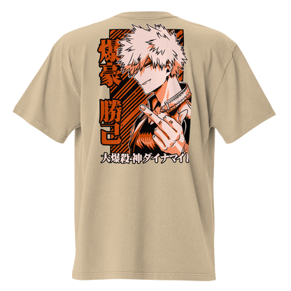 Camiseta Oversized Épica ORANGE-LOGO | STAYLACRA Anime Collection 1