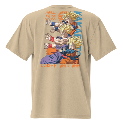Camiseta Oversized Épica ORANGE-LOGO | STAYLACRA Anime Collection 1