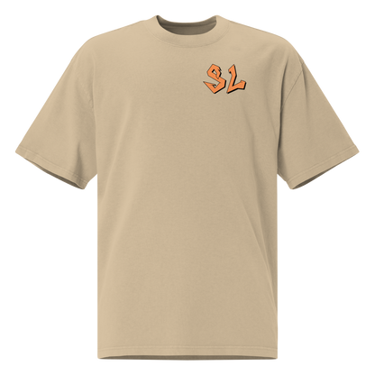 Camiseta Oversized Épica ORANGE-LOGO | STAYLACRA Anime Collection 1