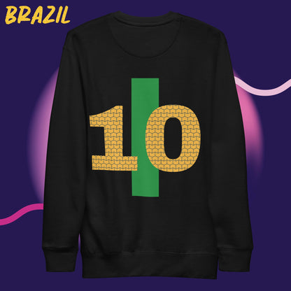 Unisex Premium Sweatshirt | STAYLACRA Futbol Edition BRA