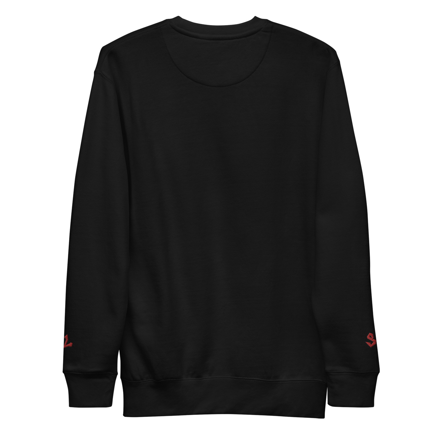 Premium Sweatshirt with Embroidery RED-LOGO | STAYLACRA Anime Collection 1