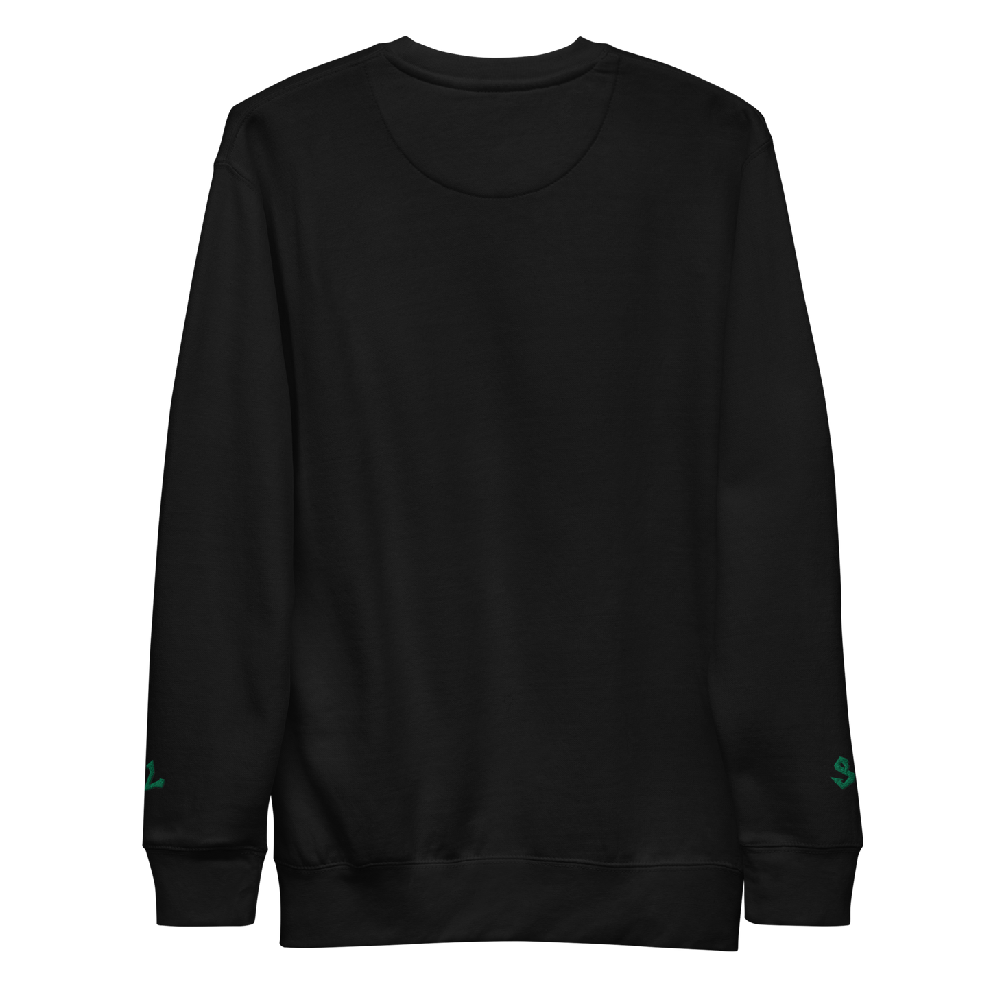 Premium Sweatshirt with Embroidery GREEN-LOGO | STAYLACRA Anime Collection 1