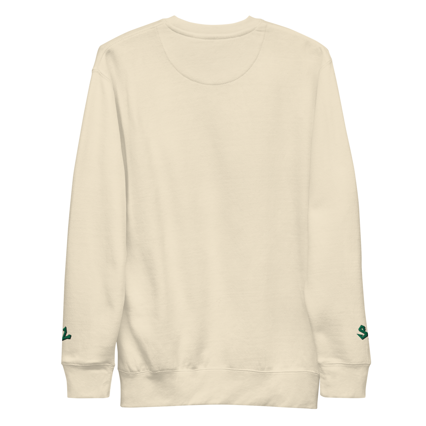 Premium Sweatshirt with Embroidery GREEN-LOGO | STAYLACRA Anime Collection 1