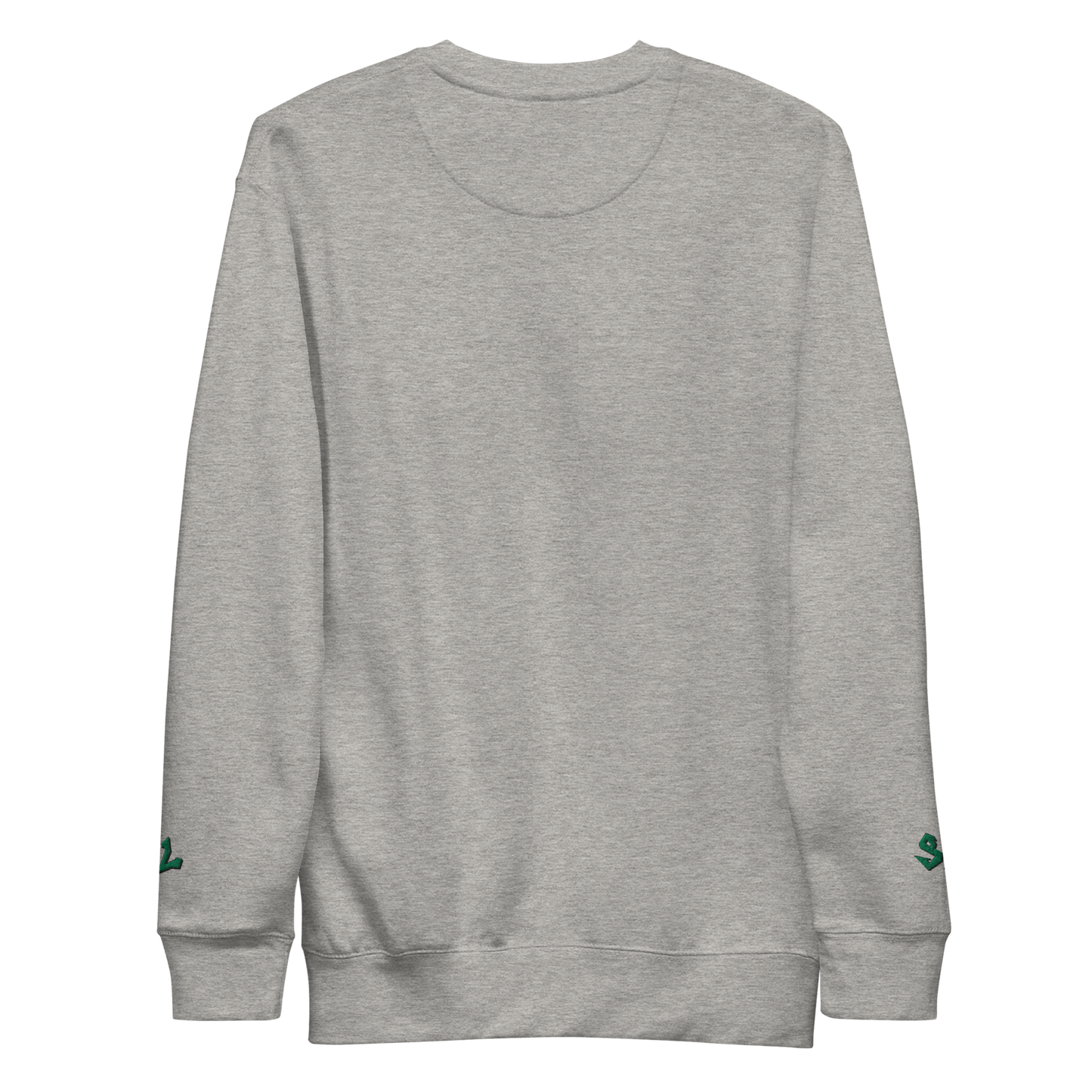 Premium Sweatshirt with Embroidery GREEN-LOGO | STAYLACRA Anime Collection 1