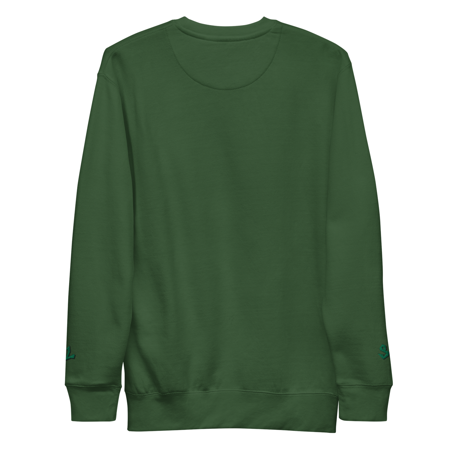 Premium Sweatshirt with Embroidery GREEN-LOGO | STAYLACRA Anime Collection 1