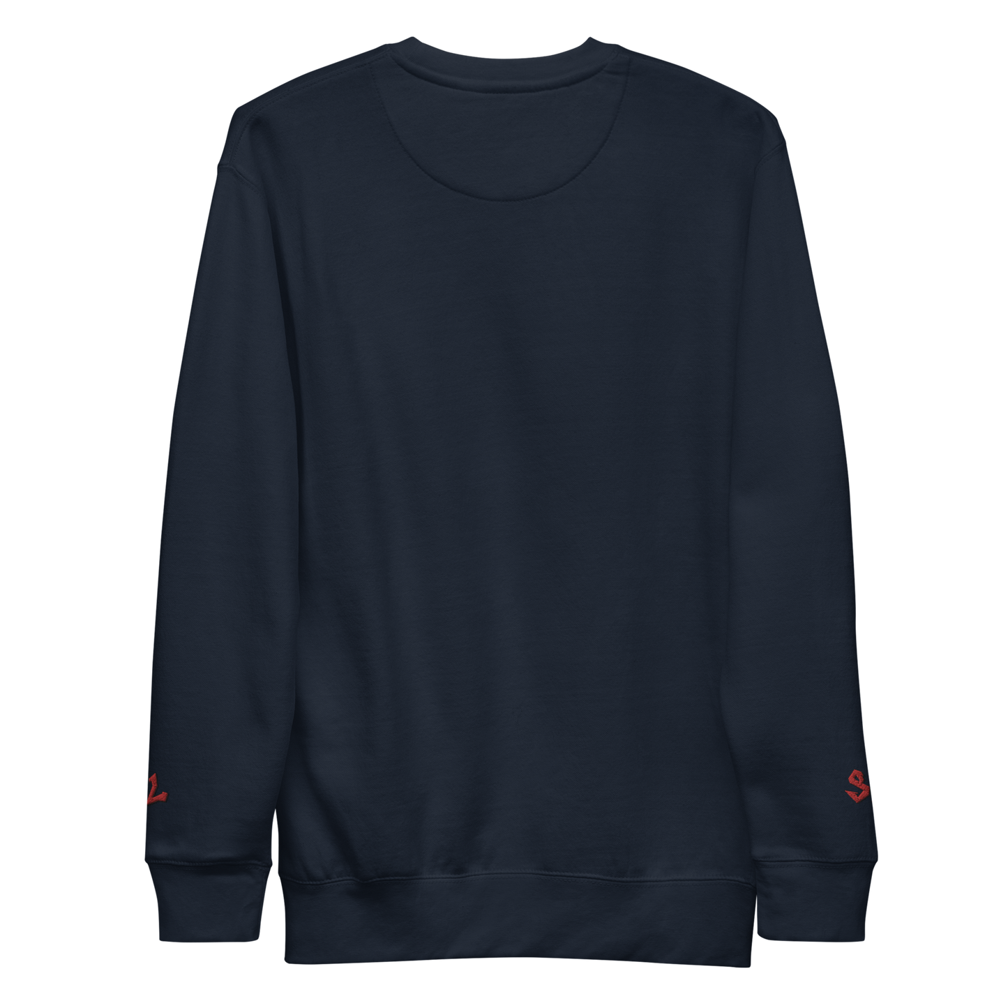 Premium Sweatshirt with Embroidery RED-LOGO | STAYLACRA Anime Collection 1