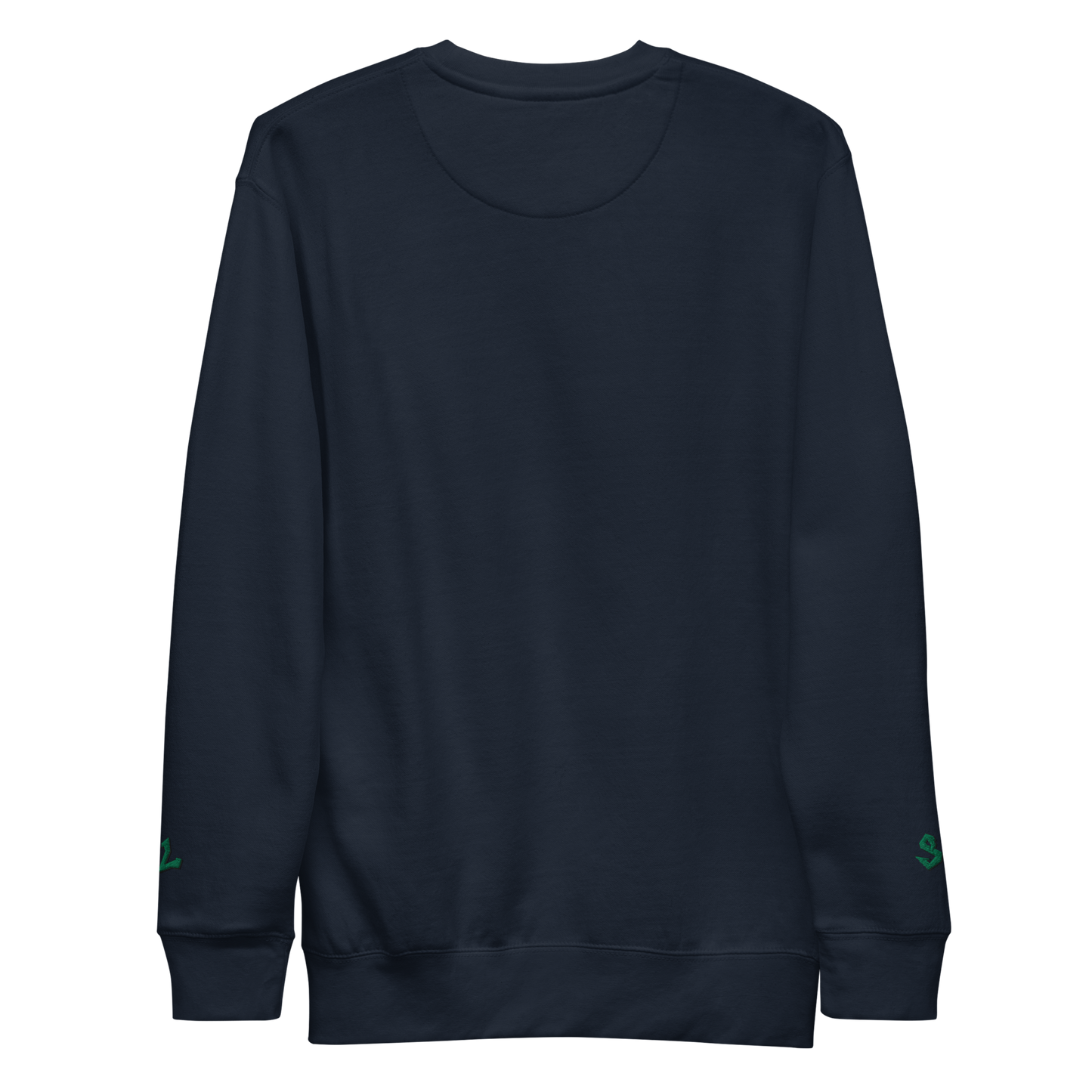 Premium Sweatshirt with Embroidery GREEN-LOGO | STAYLACRA Anime Collection 1