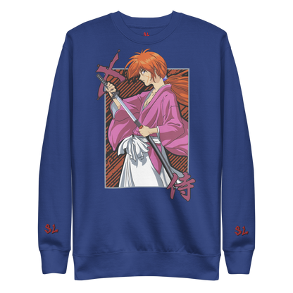 Premium Sweatshirt with Embroidery RED-LOGO | STAYLACRA Anime Collection 1