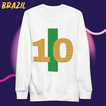 Unisex Premium Sweatshirt | STAYLACRA Futbol Edition BRA