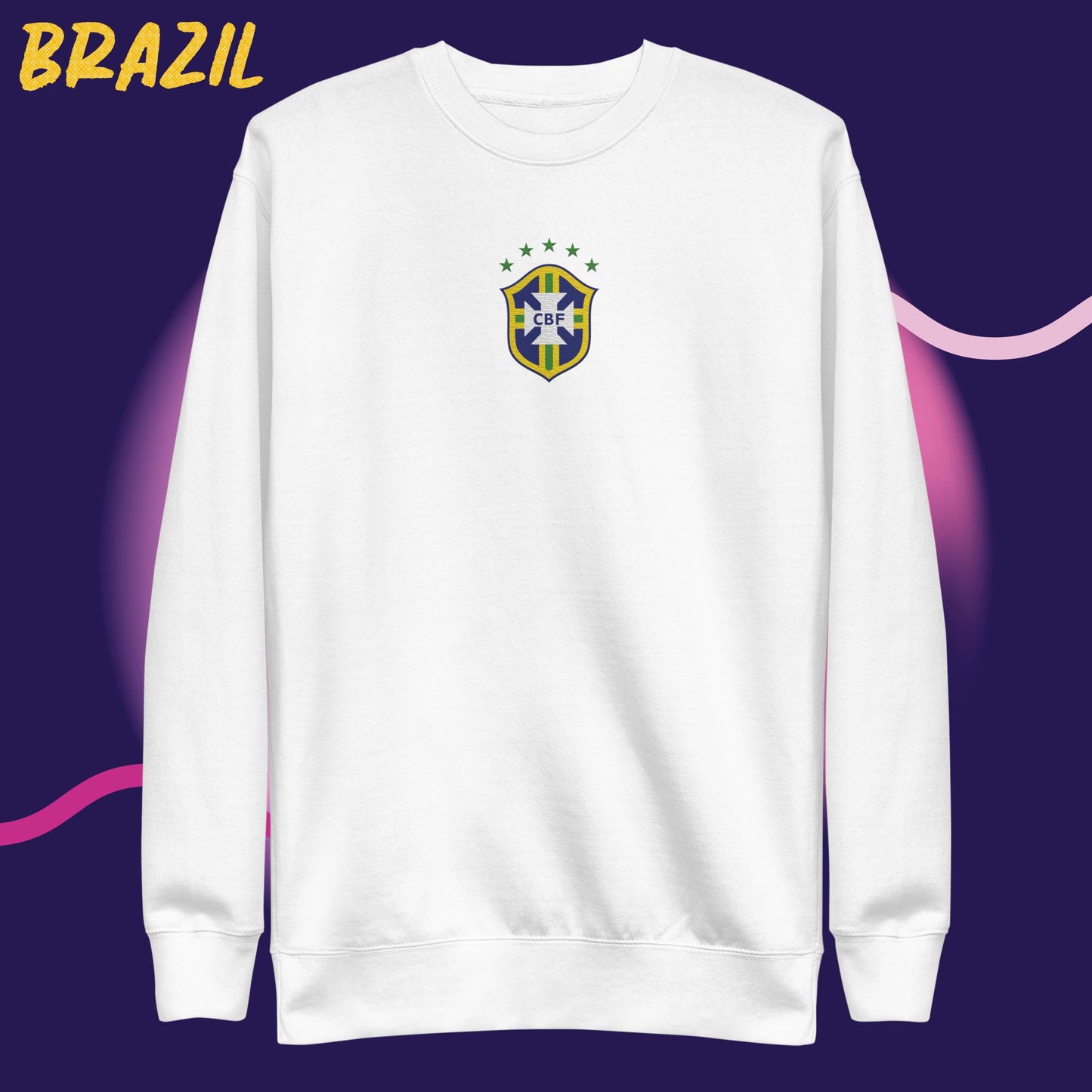 Unisex Premium Sweatshirt | STAYLACRA Futbol Edition BRA